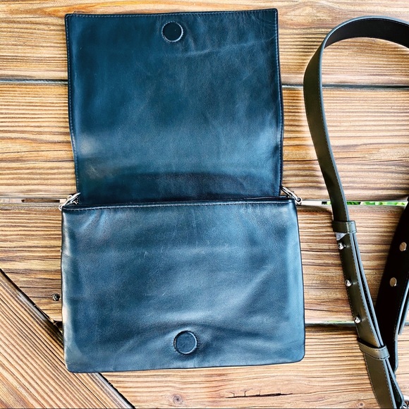 AllSaints Black Zep Box Bag NWOT - Picture 13 of 16